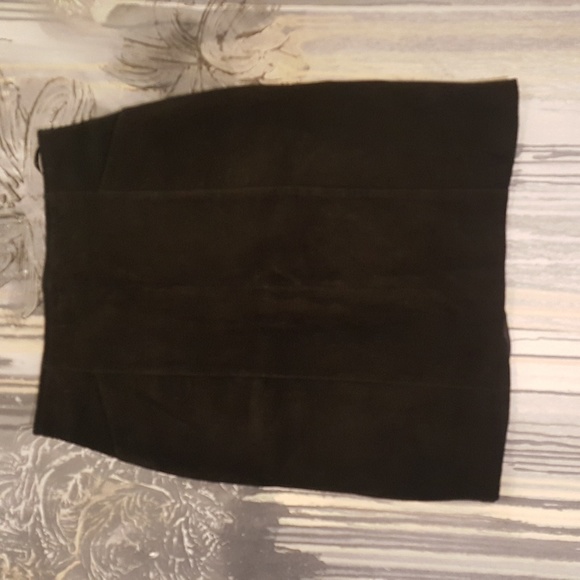 Badass Sexy Matte Black Leather Pencil Skirt - Picture 2 of 8